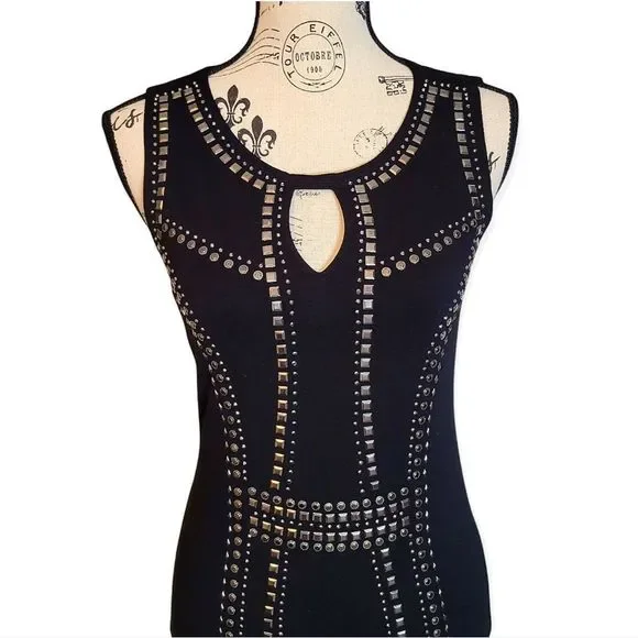 Carmen Marc Valvo Balck Cocktail Dress Size XS - Picture 2 of 13